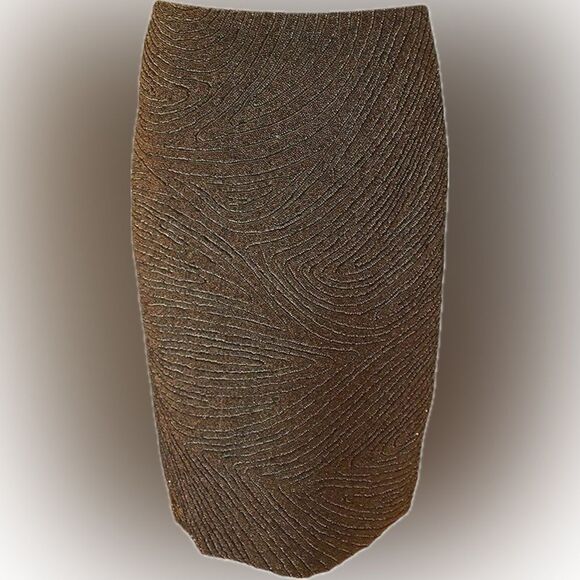 Ralph Lauren Black Label Bronze Hand Beaded Pencil Skirt - Picture 10 of 16